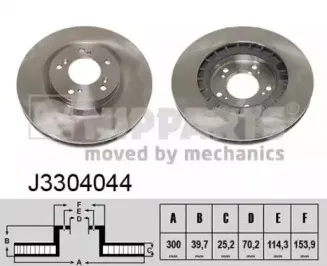 Тормозной диск NIPPARTS купить