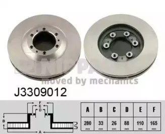 Тормозной диск NIPPARTS купить