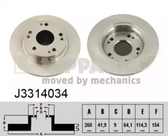 Тормозной диск NIPPARTS купить