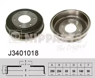 Тормозной барабан NIPPARTS купить