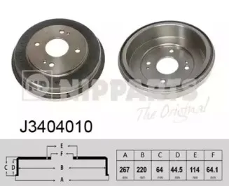 Тормозной барабан NIPPARTS купить