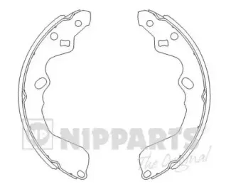 Комплект тормозных колодок NIPPARTS купить