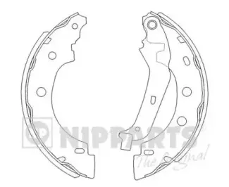 Комплект тормозных колодок NIPPARTS купить
