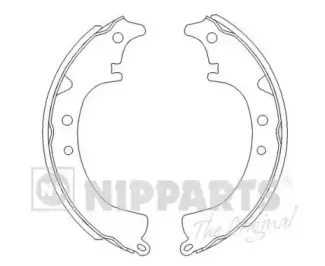 Комплект тормозных колодок NIPPARTS купить