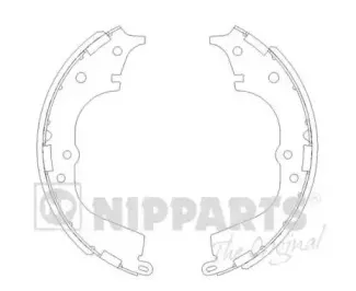 Комплект тормозных колодок NIPPARTS купить