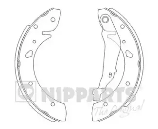Комплект тормозных колодок NIPPARTS купить