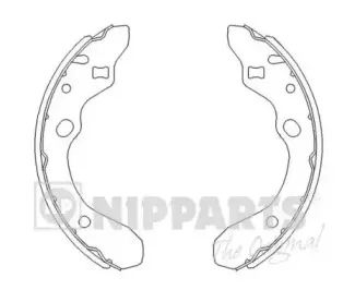 Комплект тормозных колодок NIPPARTS купить