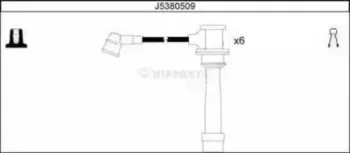 Комплект проводов зажигания NIPPARTS купить