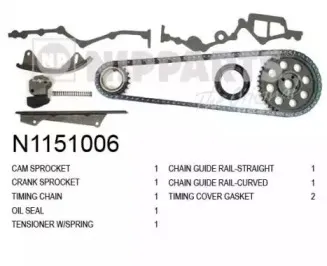 Комплект цели привода распредвала NIPPARTS купить