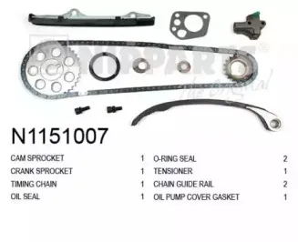 Комплект цели привода распредвала NIPPARTS купить