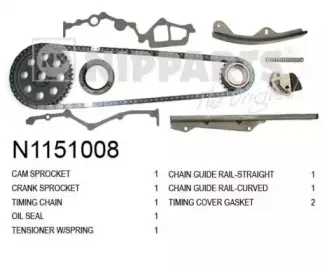 Комплект цели привода распредвала NIPPARTS купить