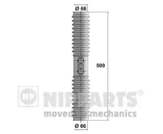 Комплект пылника, рулевое управление NIPPARTS купить