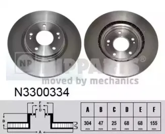 Тормозной диск NIPPARTS купить