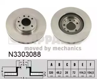 Тормозной диск NIPPARTS купить