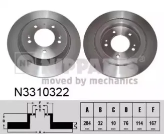 Тормозной диск NIPPARTS купить