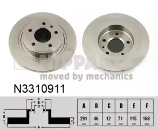Тормозной диск NIPPARTS купить