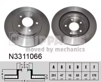 Тормозной диск NIPPARTS купить