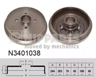Тормозной барабан NIPPARTS купить
