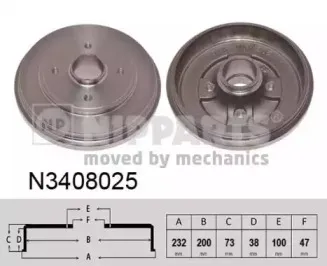 Тормозной барабан NIPPARTS купить