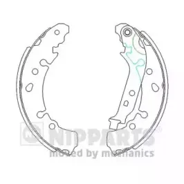 Комплект тормозных колодок NIPPARTS купить