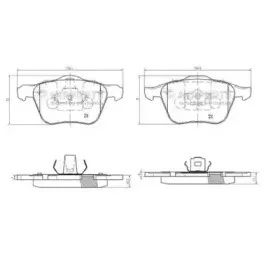 Комплект тормозных колодок, дисковый тормоз NIPPARTS купить