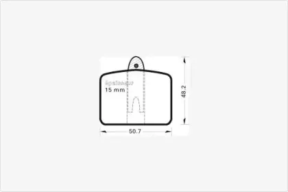 Комплект тормозных колодок, дисковый тормоз MGA купить