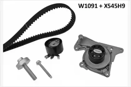 Водяной насос + комплект зубчатого ремня MGA купить