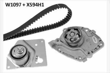 Водяной насос + комплект зубчатого ремня MGA купить