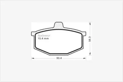 Комплект тормозных колодок, дисковый тормоз MGA купить