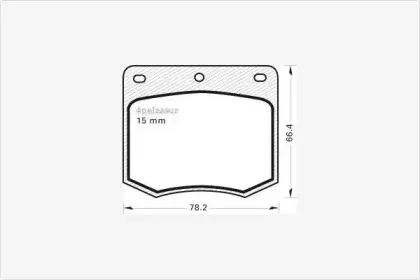 Комплект тормозных колодок, дисковый тормоз MGA купить