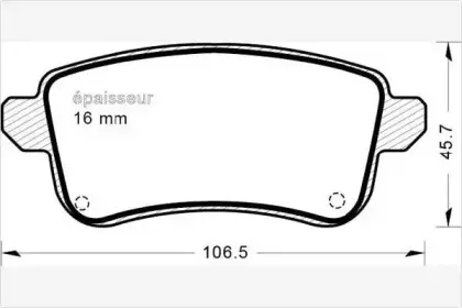 Комплект тормозных колодок, дисковый тормоз MGA купить