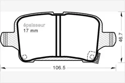 Комплект тормозных колодок, дисковый тормоз MGA купить