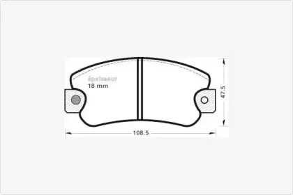 Комплект тормозных колодок, дисковый тормоз MGA купить