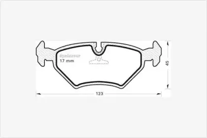 Комплект тормозных колодок, дисковый тормоз MGA купить