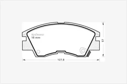 Комплект тормозных колодок, дисковый тормоз MGA купить