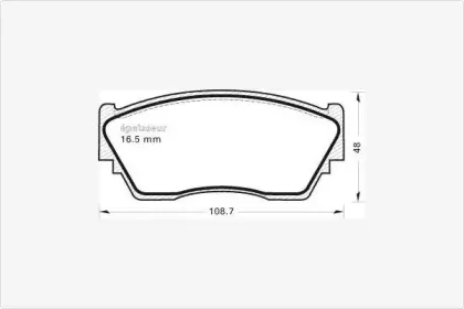 Комплект тормозных колодок, дисковый тормоз MGA купить