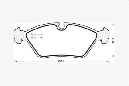 Комплект тормозных колодок, дисковый тормоз MGA купить