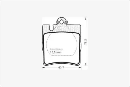 Комплект тормозных колодок, дисковый тормоз MGA купить