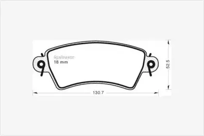 Комплект тормозных колодок, дисковый тормоз MGA купить