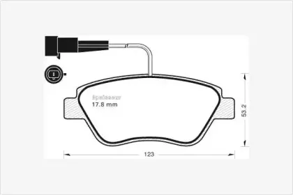 Комплект тормозных колодок, дисковый тормоз MGA купить