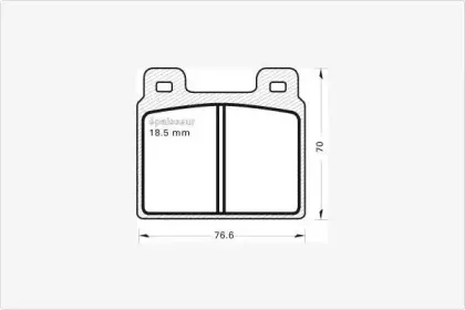 Комплект тормозных колодок, дисковый тормоз MGA купить