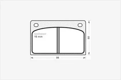Комплект тормозных колодок, дисковый тормоз MGA купить
