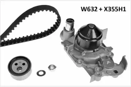 Водяной насос + комплект зубчатого ремня MGA купить