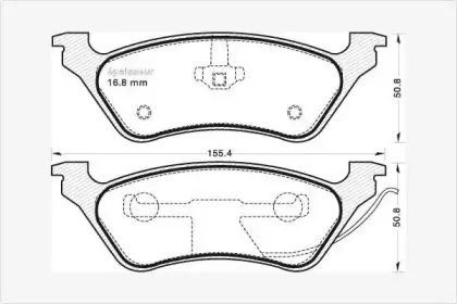 Комплект тормозных колодок, дисковый тормоз MGA купить
