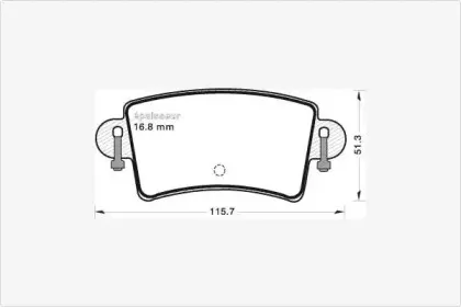 Комплект тормозных колодок, дисковый тормоз MGA купить