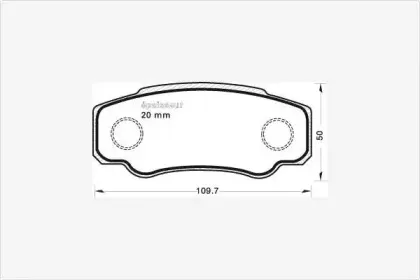 Комплект тормозных колодок, дисковый тормоз MGA купить