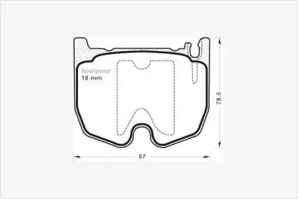 Комплект тормозных колодок, дисковый тормоз MGA купить