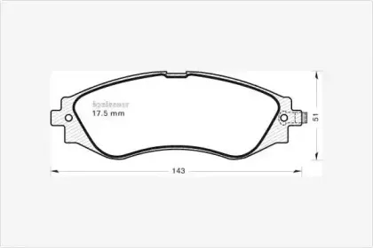 Комплект тормозных колодок, дисковый тормоз MGA купить