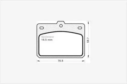 Комплект тормозных колодок, дисковый тормоз MGA купить