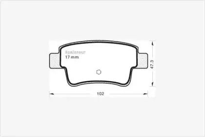 Комплект тормозных колодок, дисковый тормоз MGA купить